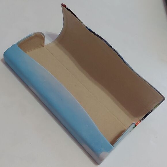 Summer Vibes Bright Print Cottage Core Eyeglasses Case - Picture 7 of 11